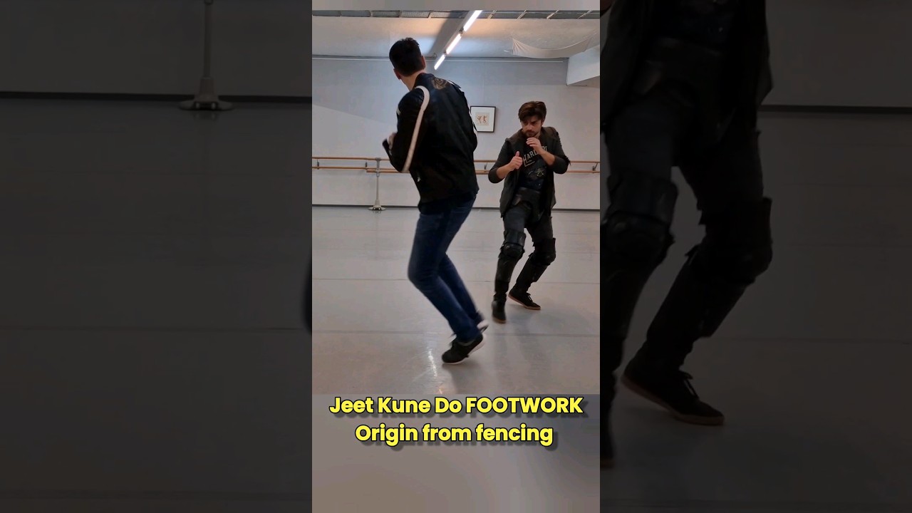 JKDs FENCING FOOTWORK - Jeet Kune Do #selfdefense #brucelee #martialarts