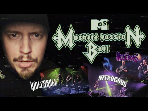 Moshpit Passion Ball mit NITROGODS - THE HELLBOYS - WOLFSKULL
