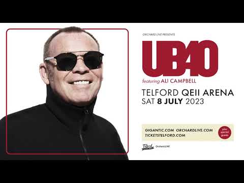 UB40 Featuring Ali Campbell comes to Telford's QEII Arena | July 2023