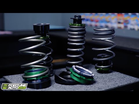 Fortune Auto VHLS - Variable Height Lowering Springs #fortuneauto #advanceforward
