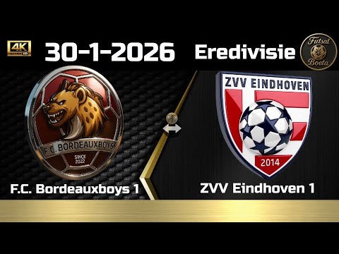 Eredivisie B: FC Bordeauxboys 1 -  ZVV Eindhoven 1  (30-1-2026)