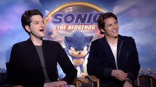 James Marsden & Ben Schwartz fall for Aussie joke