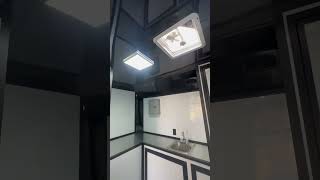 New 2026 Rock Solid Cargo 8.5x32 Bathroom/Race Trailer- Finished Interior-FLAT FRONT-7000LB Triple Torsion - 4X6 Escape Door - 25ft Awning