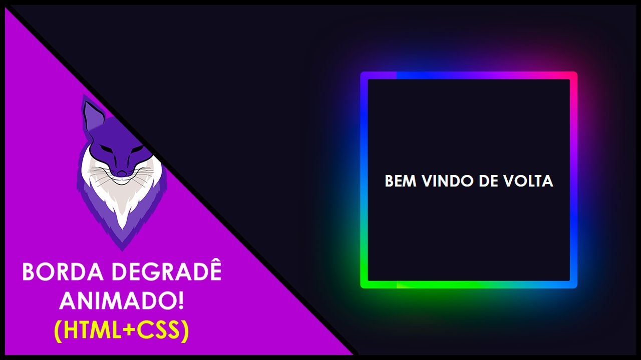 Borda Animada no CSS de Forma Simples e Rápida | Animando Borda no CSS