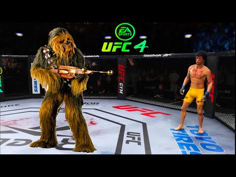 🔥  Bruce Lee vs. Wookie Chewbacca (Star Wars)  (EA Sports UFC 4)