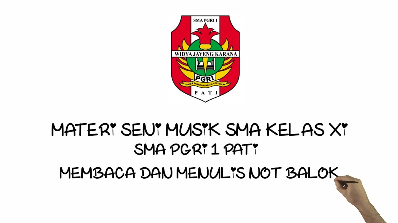 BELAJAR NOTASI BALOK MATERI SENI MUSIK SMA KELAS XI #notasi #musik #tutorial