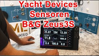Yacht Devices Sensoren am B&G Zeus3S von Busse Yachtshop