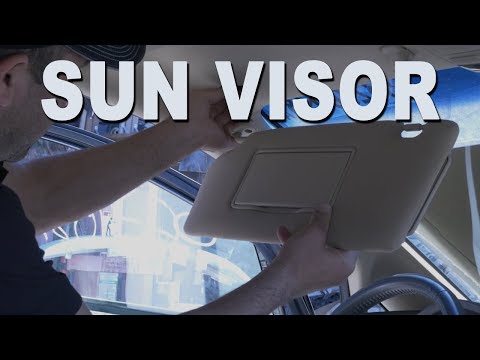 Sun Visor Replacement Removal - 2006 Subaru Tribeca