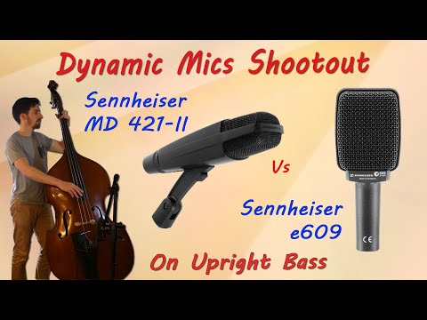 Sennheiser Dynamic Mics Shootout: MD 421 II vs e609 on Upright Bass - Want 2 Check