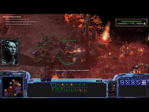 StarCraft 2 Wings of Liberty Reversed Campaign Mission 7 - The Devil's Playground