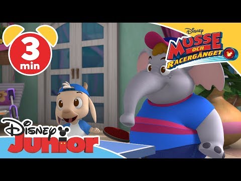 Musse och Racergänget | Glada hjälpen och superblyga Inge - Disney Junior Sverige