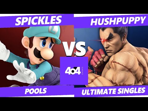4o4 Smash Monthly 23 - GUMP2| Spickles (Luigi) vs Hushpuppy (Kazuya) - Pools