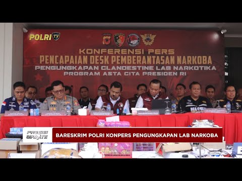 PRESISI UPDATE : BARESKRIM POLRI KONPERS PENGUNGKAPAN LAB NARKOBA 15/12/2024 (18.00)