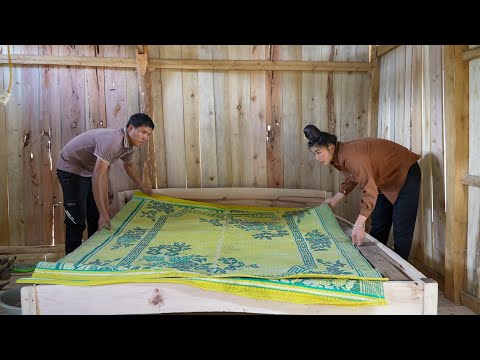 Renovating Beds, Building Wooden House Walls | Family Farm