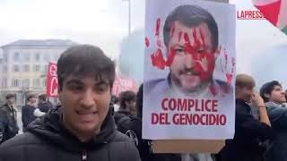 "No Meloni day", studenti in piazza a Milano per la scuola e contro il genocidio a Gaza