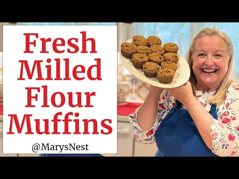 Whole Grain Einkorn Bran Muffin Recipe - Using Fresh-Milled Flour