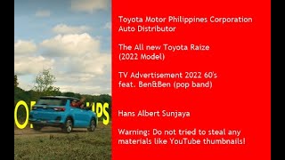 Download lagu Toyota Raize [A250] (2022 Model) with Ben&Ben TVC 2022 60's (Philippines) mp3