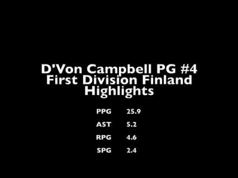 D'Von Campbell First Division Finland