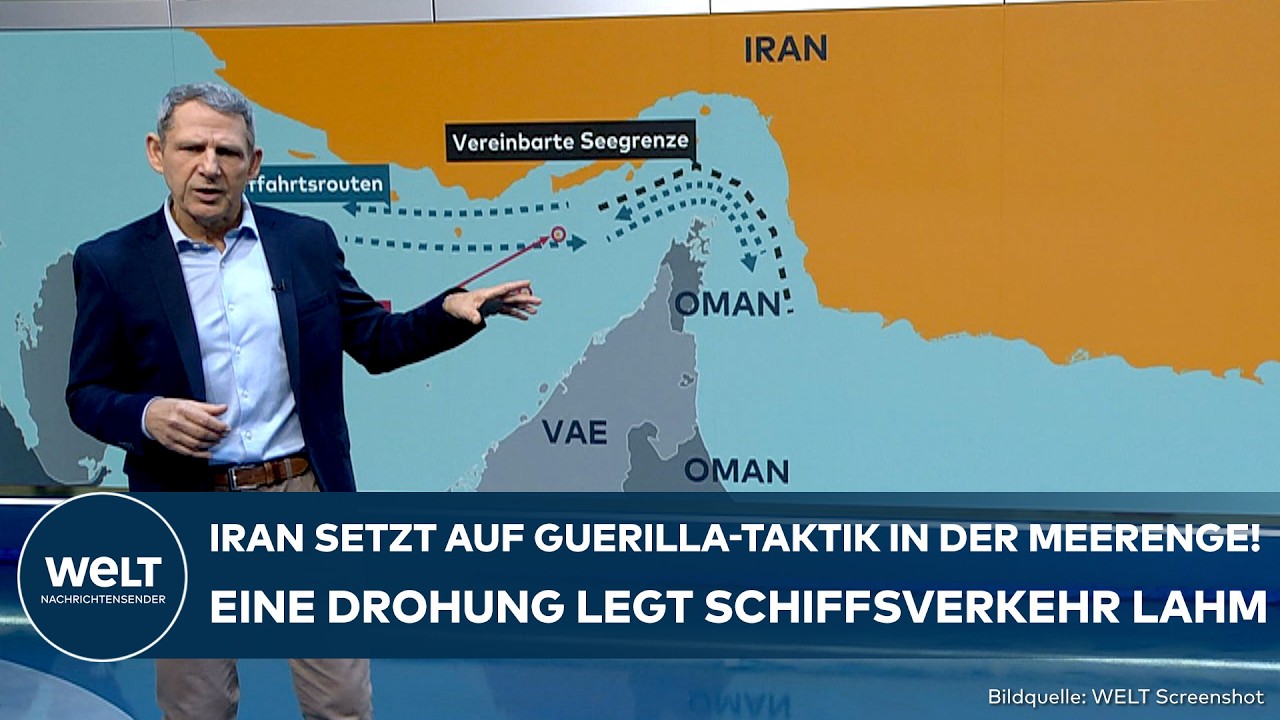 IRAN: Guerillakrieg im Golf! Gerüchte über geheime Unterwasser-Militärbasen lähmen Schiffsverkehr