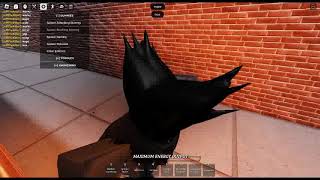 Right now ill be seeing if moves can pass the wall in          (The Strongest Battlegrounds)