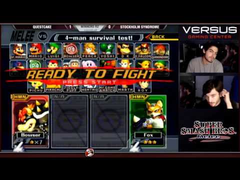 VS Weekly 08/14/16 - Winners R2 -Questcake (Fox) vs Stockholm Syndrome (Bowser, Peach) - Melee
