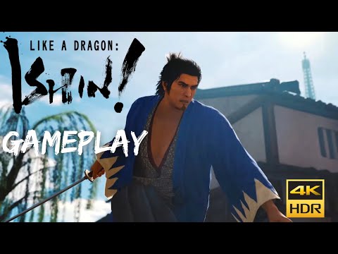 Like A Dragon Ishin Gameplay 4K60FPS HDR