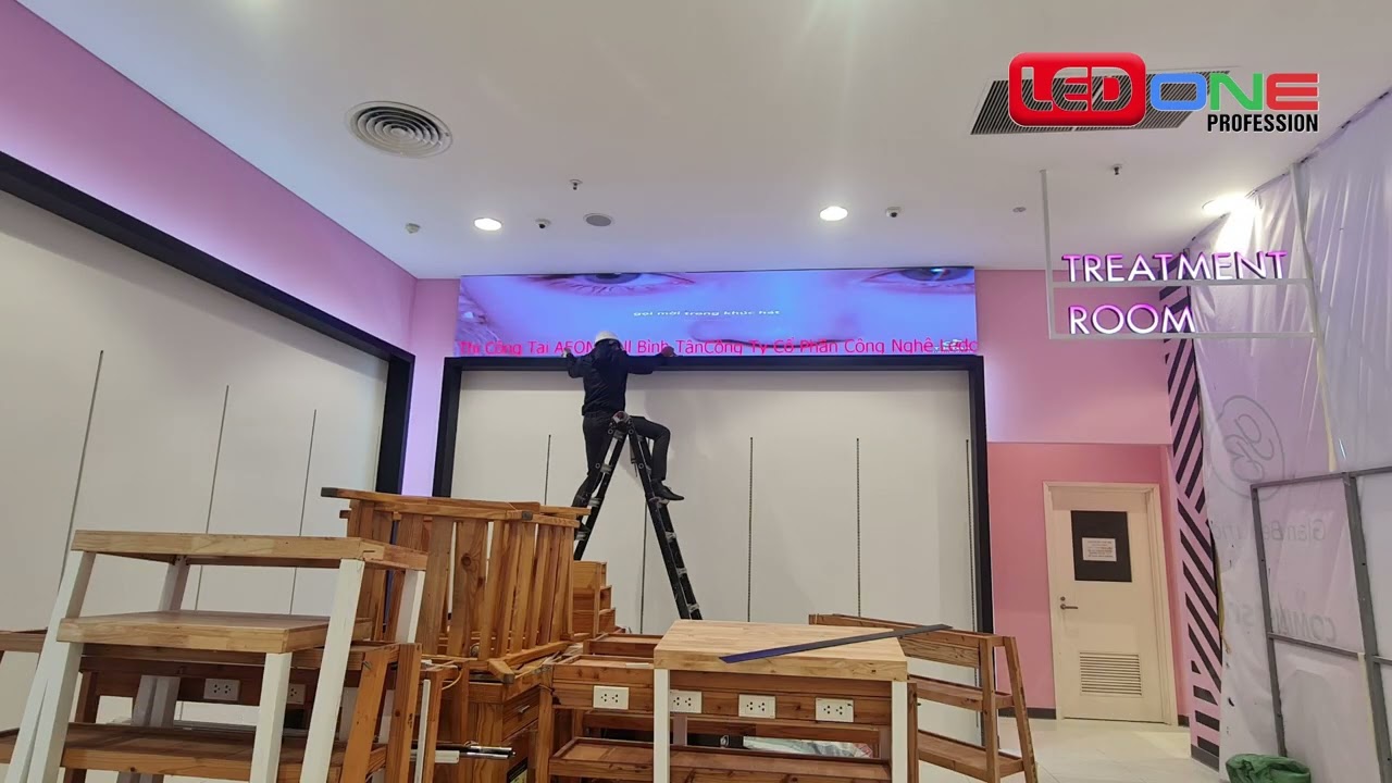 Trung tâm Thương mại AEON Mall Bình Tân | Ledone thi công dự án thầu màn hình LED P2.5 Quảng cáo SP