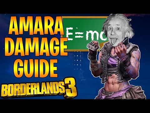 Amara - Full Guide To Damage Formula! Maximize Your Build Damage (Borderlands 3)