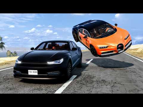 High Speed Traffic Car Crashes #270 - BeamNG Drive | CrashBoomPunk