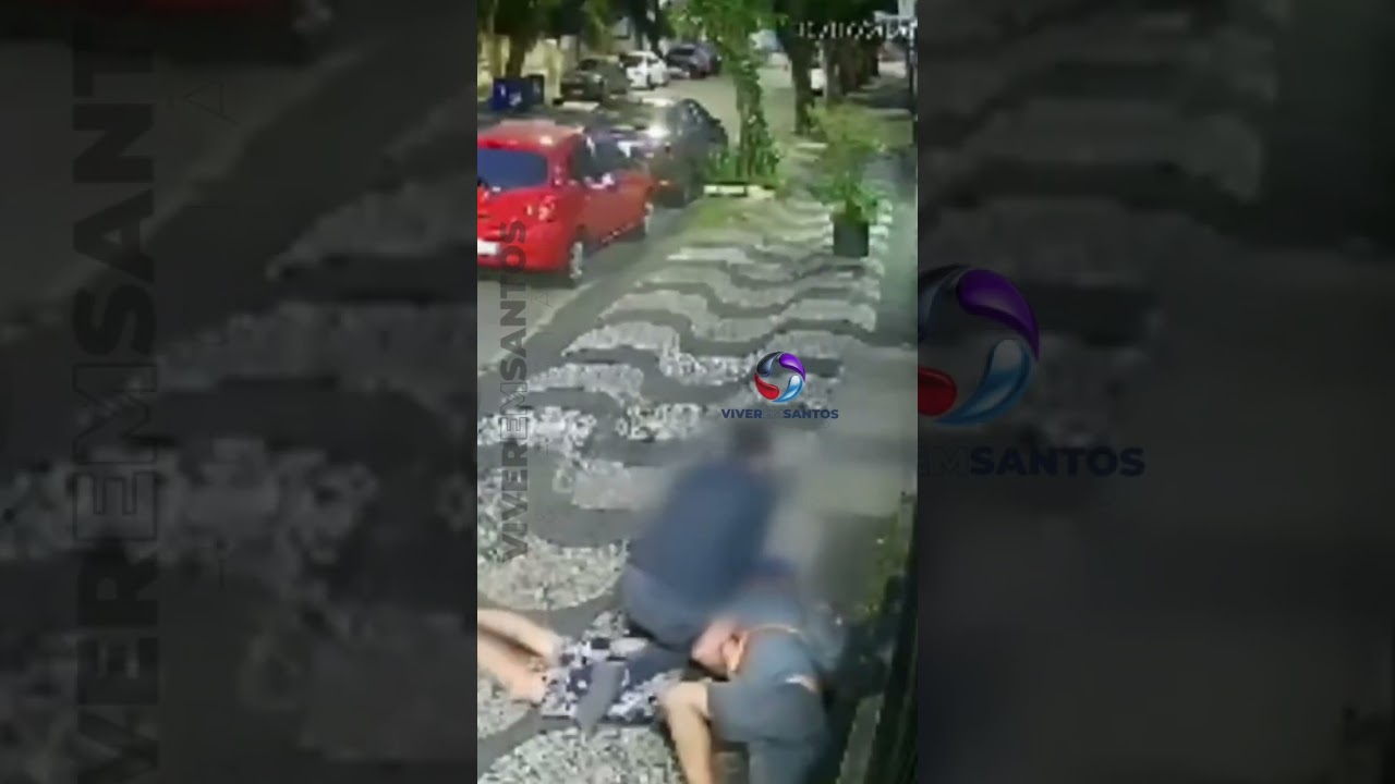 Homem em surto morre asfixiado após ser imobilizado por trio em Santos.