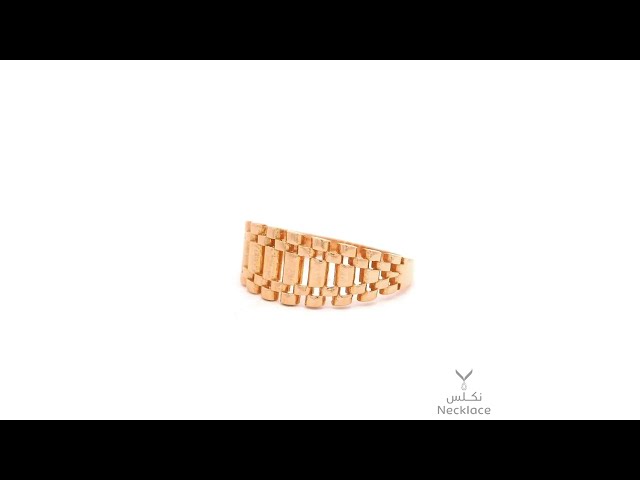 خاتم ذهب عيار 21 (RN.0718)