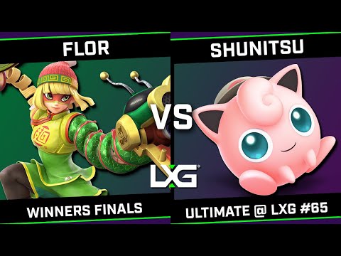 FLOR (Lucina/Min Min) vs Shunitsu (Peach/Jigglypuff) - Smash Ultimate @ LXG 65 - Winners Finals