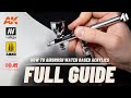 [Full Guide] How To Airbrush Water-Based Acrylics and Primers | Vallejo | AMMO Mig | AK 3.Gen. | ICM