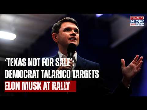 Democratic Texas Senate Candidate James Talarico Targets Elon Musk Over Ken Paxton At Austin Rally