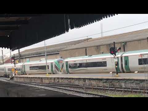 Irish Rail ICR 22000 DMU arrives at Connolly Platform 1 terminating from Sligo
