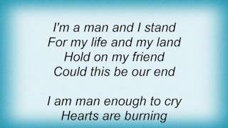 Accept - Man Enough To Cry Lyrics