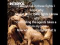 INTERPOL WHO DO YOU THINK LYRICS