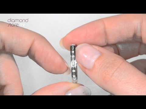 HG46 322 - Lily 1ct Diamond Eternity Ring Set In Platinum