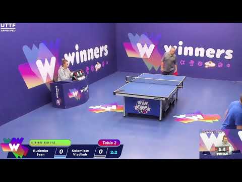 WINners CUP table 2  12.11 Rudenko Ivan - Kolomiets Vladimir  16:45