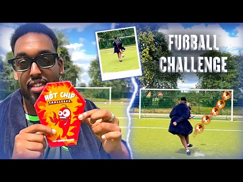 XXL FOOTBALL CHALLENGE🔥⚽️WITH HOT CHIP PUNISHMENT☠️vs FURKY