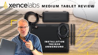 Xencelabs Pen Tablet Medium Bundle - Profi Grafiktablett mit OLED Display Fernbedienung im Review