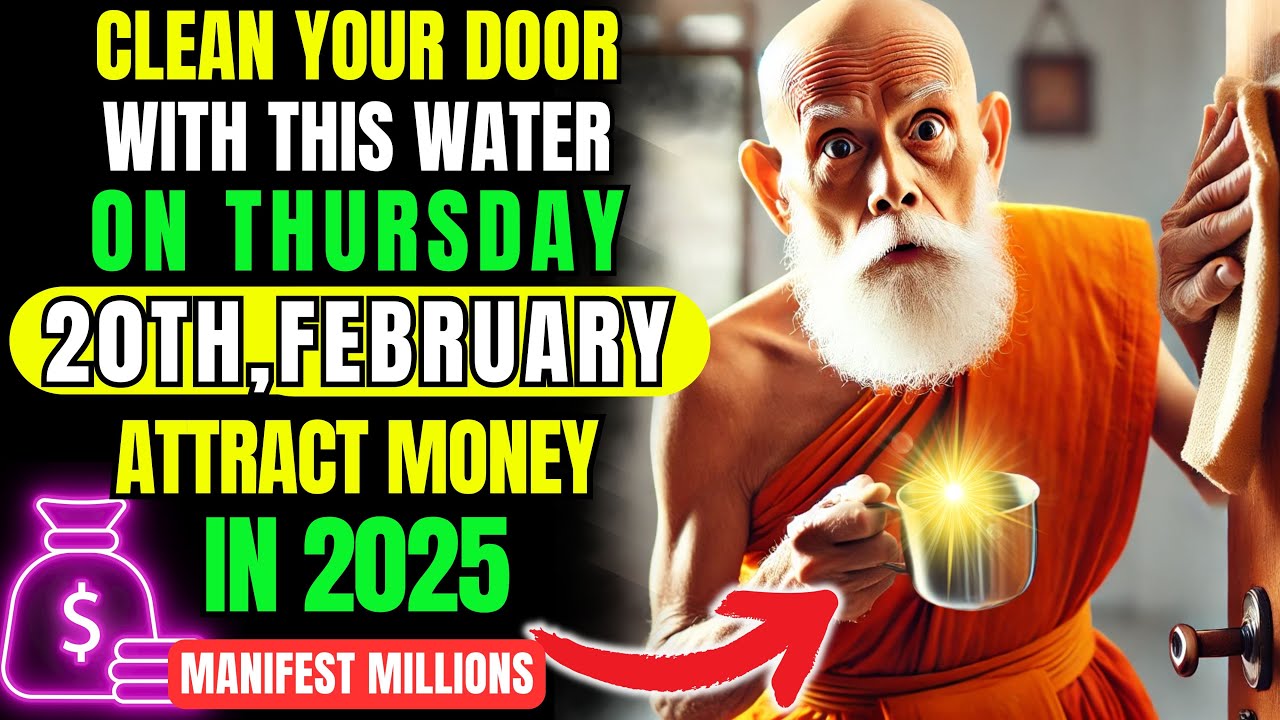 Clean Your Door with THIS WATER on September 24th and ATTRACT A LOT OF MONEY | Buddhist Teachings