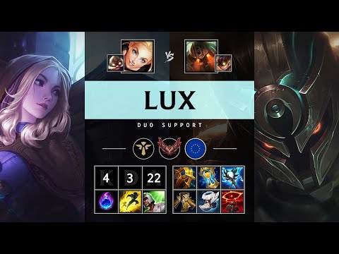 Lux Support vs Nautilus: Killing spree - EUW Grandmaster Patch 14.23