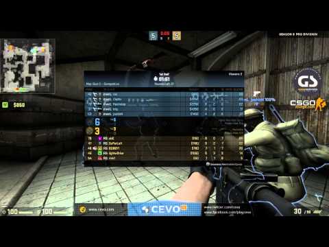 CEVO-Pro CS:GO Season 5: Make War Not Love vs. Reliable Gaming - Week 1:1 on de_dust2