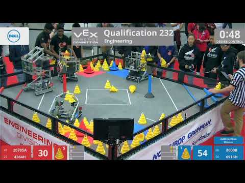 2018 VRC Engr Q232 - 20785A 4364H vs 8000B 6916H - 85 to 99