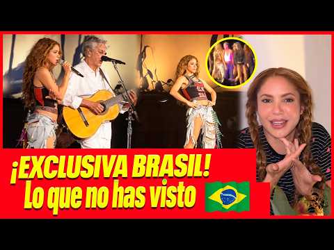Exclusiva: lo que no viste del ensayo de Shakira en Brasil y el secreto de Anitta