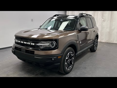 2022 Ford Bronco Sport Outer Banks 4x4 in Brown for sale at Davis GMC Buick Lethbridge in Lethbridge, AB