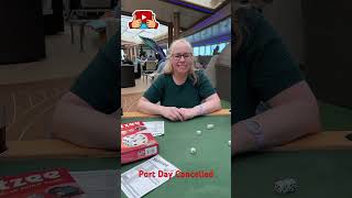“Sydney Port Cancelled! So… Yahtzee Time 🎲😂” #majesticprincess #yahtzee #cancelledport