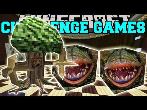 PopularMMOs Minecraft  MAN EATING PLANT CHALLENGE GAMES   Lucky Block Mod   Modded Mini Game