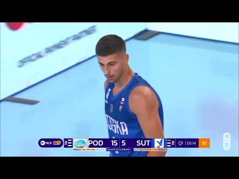 NLB ABA League 2 2023/24, Round 1 match: Podgorica - Sutjeska Elektroprivreda, (10.10.2023)